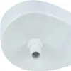 A close-up, low-angle view of a white citrus juicer attachment for a stand mixer, showing the spout. Produktbild-Vorschau