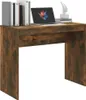 vidaXL Bureau chêne fumé 90x40x72 cm bois composite Voir les images du produit 9