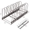 Teleskop Pfannen Organizer 30-59cm Topfdeckelhalter mit 10 Produktbild-Vorschau 2