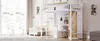 Lit mezzanine métallique Sweiko 90 x 200 cm, encadrement de Voir les images du produit 7