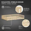ML-Design Kinderbett 120x200 cm Natur Bodenbett für Kinder Produktbild-Vorschau 4