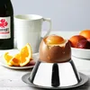 Eierbecher Edelstahl Eier Becher Metall Frühstück Produktbild-Vorschau 7