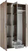 An open wardrobe with shelves and drawers. Produktbild-Vorschau