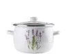 Emaille Topfset LAVENDEL 8-teilig – 4 Kochtöpfe mit Deckel Produktbild-Vorschau 5