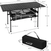 Hauki Campingtisch faltbar, 118x55x64,5 cm, Schwarz, Produktbild-Vorschau 7