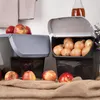 Vilde | 2 stuks opbergboxen voor aardappelen met deksel, 13 Productafbeelding-voorbeeld 2