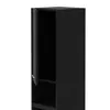 STIV Möbel | Hochschrank Bad Schwarz Matt 165 cm | 30x30 cm Produktbild-Vorschau 2