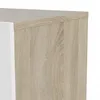 Petra table de nuit avec 2 tiroirs,Reproduction chêne,blanc Voir les images du produit 6