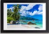 Bild 30x20 MDF-Rahmen, Wandkunst Seychellen-Strand Produktbild-Vorschau 1