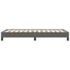 vidaXL Bettgestell Grau 80x200 cm Kunstleder - Bettgestell Produktbild-Vorschau 6