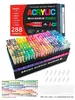 GuangNa, ensemble de marqueurs acryliques de 288 couleurs – Voir les images du produit 2
