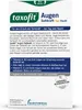 The image shows the packaging of a taxofit Augen Sehkraft product, with detailed information about its benefits and ingredients. Voir les images du produit