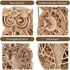 3D-Puzzles, 3D Puzzle Eule Uhr Modellbau aus Holz mit Timer Produktbild-Vorschau 4