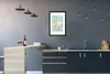 MuchoWow® MuchoWow® Gerahmtes Poster Weltkarte Kinder - Produktbild-Vorschau 2