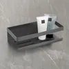 Schöner Wohnen Edelstahl Wandablage Meleto Gun-Metal Grey Produktbild-Vorschau 5