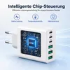 65W USB-C GaN Ladegerät – 6-Port Schnellladeadapter (3x Produktbild-Vorschau 6