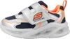 Skechers Sneakers 401498N-SLOR in Silver Synthetic / Navy Voir les images du produit 2