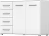 Schwebetürenschrank Kleiderschrank Schrank 183 cm mit einem Produktbild-Vorschau 8