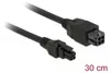 DELOCK MicroFit 3.0 Kabel 4Pin St > Bu 0.30m Produktbild-Vorschau 2