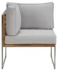 home24 Loungeset - 6-teilig - Webstoff / Teak Massiv Produktbild-Vorschau 6