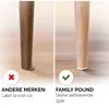 Selbstklebende Filzgleiter - Anti-Scratch Bodenschutz Filz Produktbild-Vorschau 9