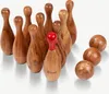Uber hölzernes Kegel Set/Bowling- ECO Indien Hartholz in Produktbild-Vorschau 2