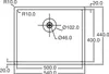 SOLIDO flächenbündige Spüle CAGRPP50BK-FL Black Line, Produktbild-Vorschau 2