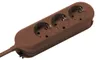 BACHMANN SMART Steckdosenleiste 3x CEE7/3 braun, 3x Produktbild-Vorschau 1