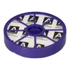 A close-up view of a circular purple HEPA filter for a vacuum cleaner. Produktbild-Vorschau