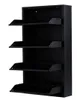 Alveon Schuhkipper Metall 4 Klappen schmal 51 x 15 x 141 cm Produktbild-Vorschau 2