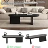 A coffee table in a living room setting, with additional images demonstrating weight distribution. Voir les images du produit