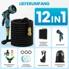Gartenschlauch Flexibel 22,5m mit 10 Funktionen Sprühdüse Produktbild-Vorschau 2