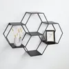 LOFT42 Półka ścienna Hexagonig – czarna – 57 x 80 x 20 Podgląd zdjęcia produktu 3
