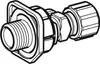 A technical drawing of a plumbing fitting. Produktbild-Vorschau