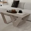 DECORTIE Pipra Tavolino moderno moka chiaro , 110 x 60 x 40 Anteprima dell’immagine prodotto 3