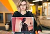 MuchoWow® Laptop Aufkleber Sticker Cover Frau - Pastell - Produktbild-Vorschau 5