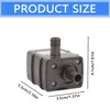 2 pièces DC 12V mini pompe submersible sans balais pompe à Voir les images du produit 10