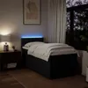 vidaXL Letto a molle con materasso nero 90x190 cm in Anteprima dell’immagine prodotto 5