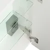 Badezimmer Spiegelschrank 3-türig LED-Lampe 80 cm Weiß Produktbild-Vorschau 12