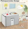 COSTWAY 3 TLG. Kindersitzgruppe, Kindertisch mit 2 Stühlen, Produktbild-Vorschau 4