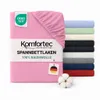 Komfortec Jersey Spannbettlaken 90x200 cm, 100% Baumwolle, Produktbild-Vorschau 1