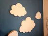 Set di 3 decorazioni da parete a forma di nuvola. Anteprima dell’immagine prodotto 5