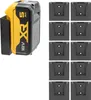 10x Akkuhalter für DeWALT Akku Wandhalter Akkuwandhalter Produktbild-Vorschau 1