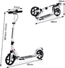 Aluminium Scooter mit 200mm PolyurethanRädern, Kickscooter Produktbild-Vorschau 3