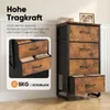 HOKEEPER Kommode, Schrank mit 4 Stoffschubladen,Sideboard, Produktbild-Vorschau 2