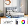 Polsterbett 140 x 200 cm, Jugendbett, Doppelbett mit Produktbild-Vorschau 5