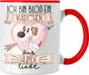 Trendation - Hunde Tasse Geschenk Frauen Ich Bin Bloß Ein Produktbild-Vorschau 1