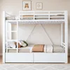 Letto a castello Flieks 140x200 cm con 2 cassetti, letto a Anteprima dell’immagine prodotto 3