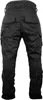 Schwarze Motorrad Cargo Jeans mit Armid Gewebe und Produktbild-Vorschau 2