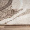 Wohnzimmer Teppich Bordüre Kurzflor Meliert Modern Produktbild-Vorschau 2